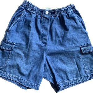 Susan Bristol vintage denim cargo shorts